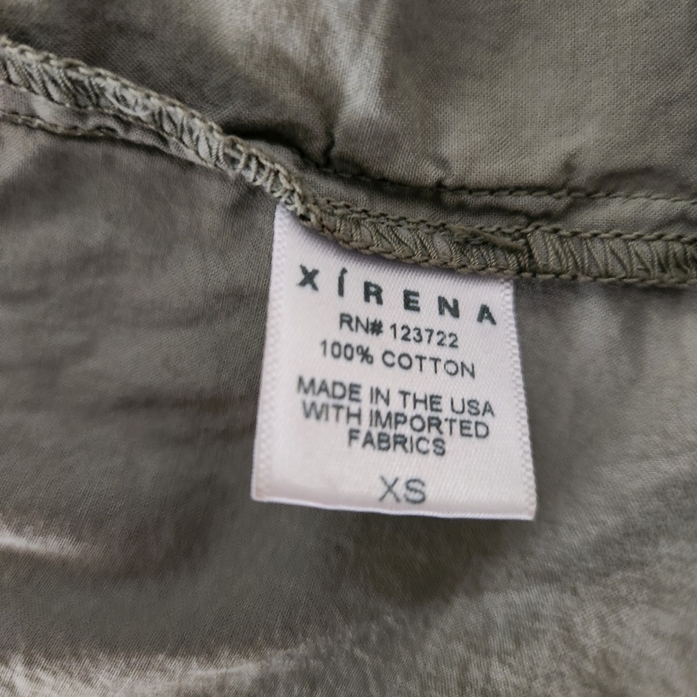 XIRENA Lorraine Tiered Maxi Dress in Olive Green - Size XS - Picture 6 of 7